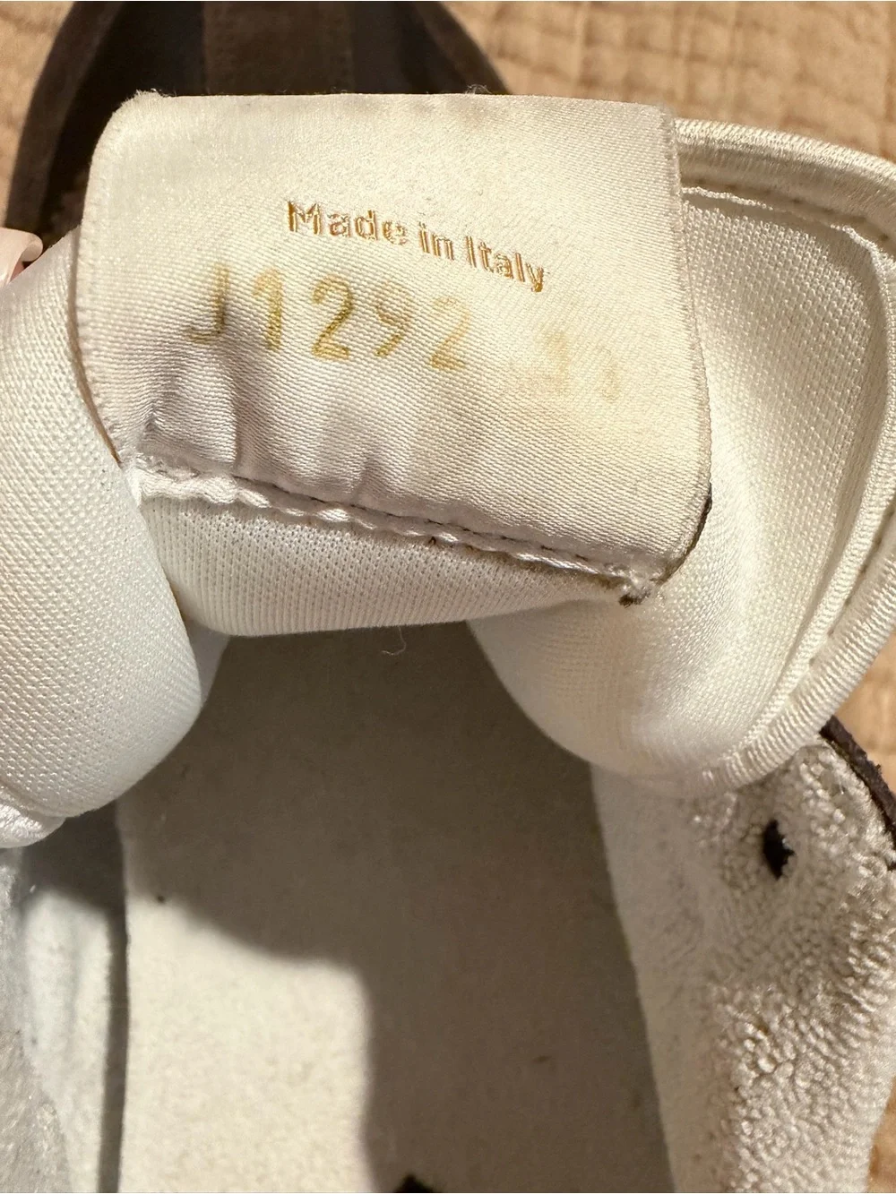 Tom Ford Brown Suede & Cream Leather-Trim Men’s Sneakers